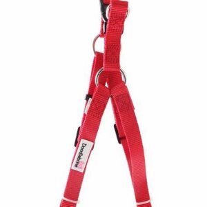 Red Doodlebone Padded Adjustable Strap Dog Harness