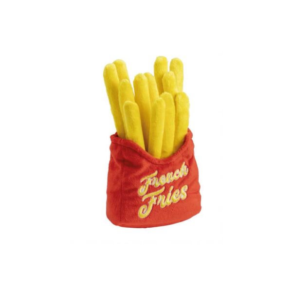House of Paws Plush French Fries Squeaky Dog Toy