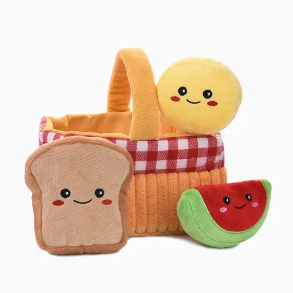 HugSmart Picnic Basket Hide & Seek Interactive Dog Toy