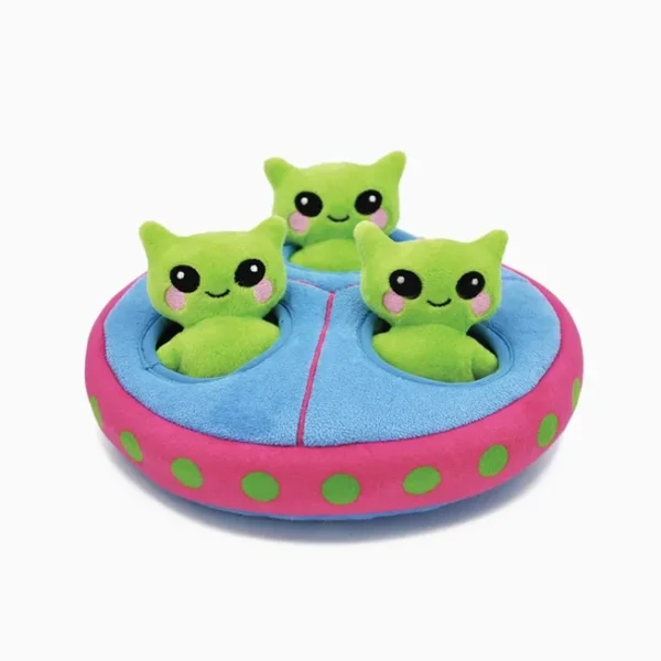 HugSmart Space Paws Alien Hide & Seek Interactive Dog Toy