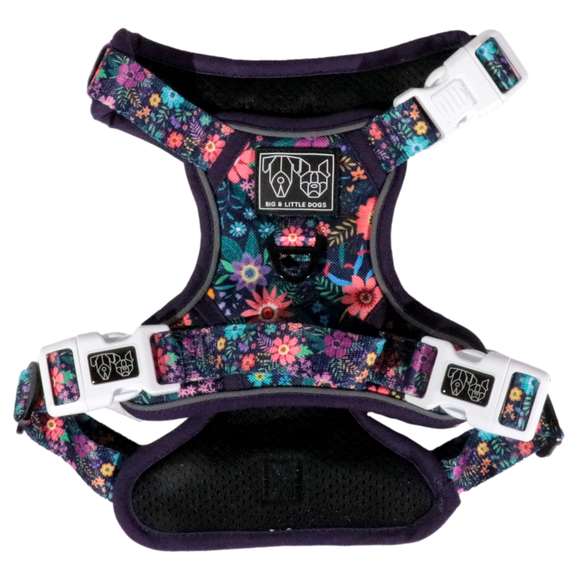 Big Little Dogs Stop Smell the Flowers All Rounder Dog Harness