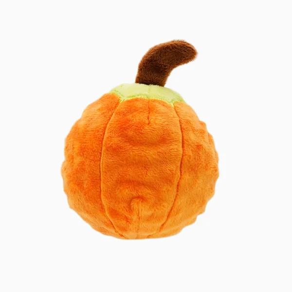 HugSmart Pumpkin Squeaky Ball Halloween Dog Toy