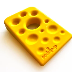 Swiss Cheese Wedge Durable Nylon Dog Chew Toy