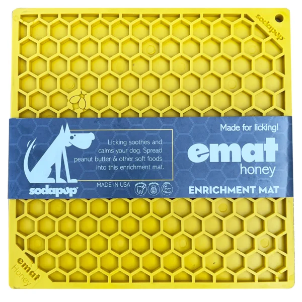 SodaPup Honeycomb Design Enrichment Lick Mat