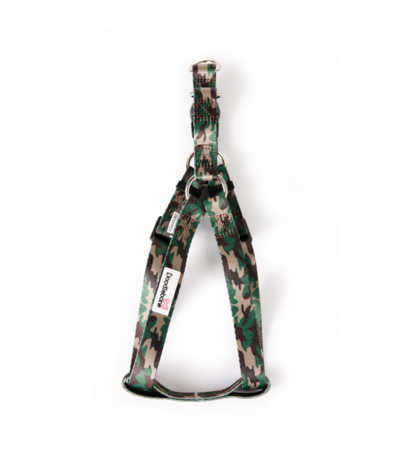 Doodlebone Bold Camo Adjustable Dog Harness