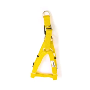 Doodlebone Bold Yellow Adjustable Dog Harness