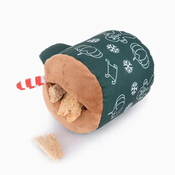 HugSmart Gingerbread Latte Christmas Dog Toy