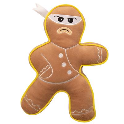 SnugArooz Ninja Bread Man Christmas Dog Toy