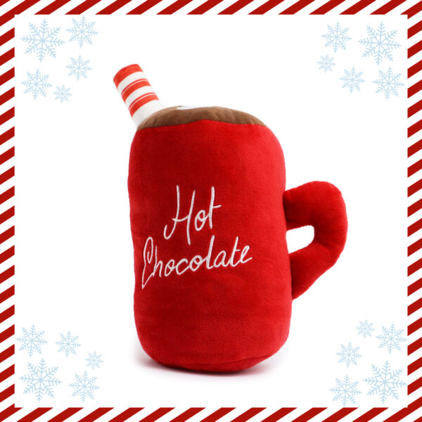 Ancol Hot Chocolate Christmas Plush Dog Toy
