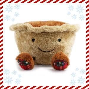 Ancol Mikey Mince Pie Christmas Dog Toy at The Lancashire Dog Company