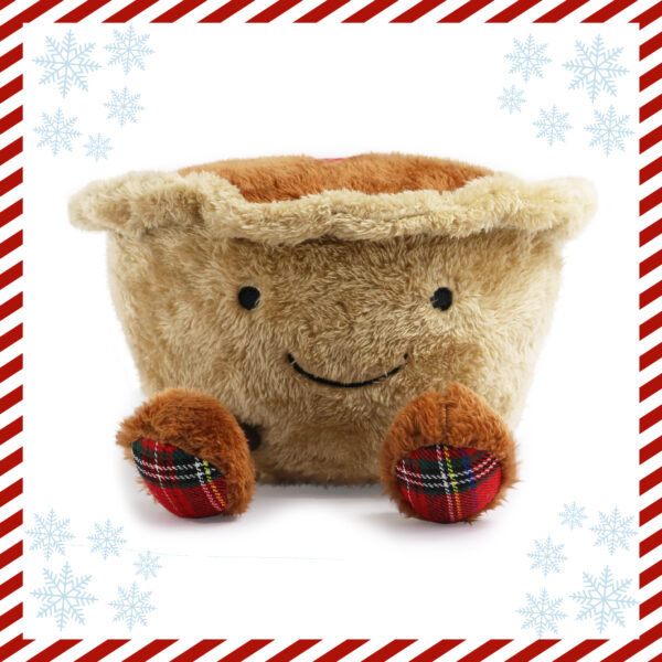 Ancol Mikey Mince Pie Christmas Dog Toy