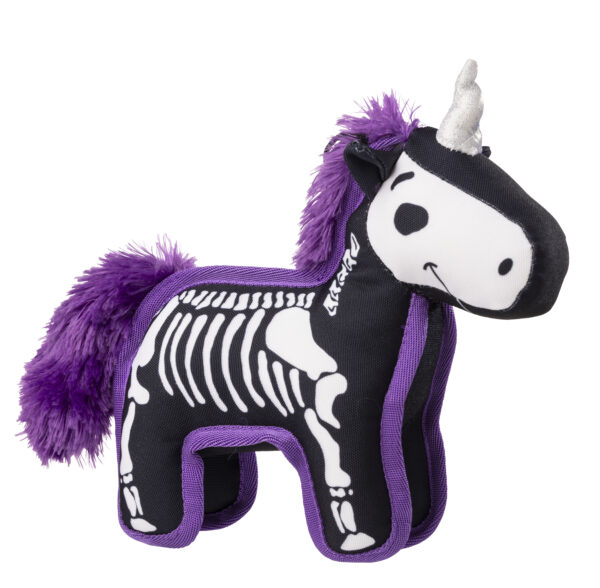 House of Paws Skeleton Unicorn Halloween Dog Toy