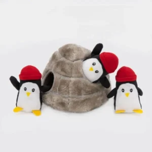 ZippyPaws Penguin Cave Interactive Dog Toy