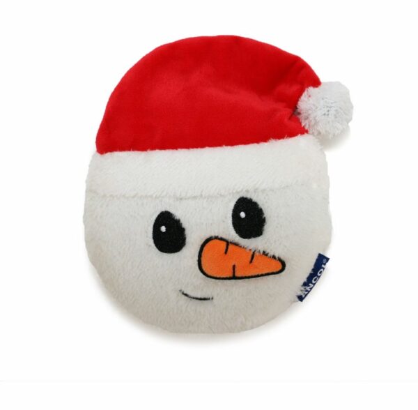 Ancol Super Squeaker Snowman Christmas Dog Toy