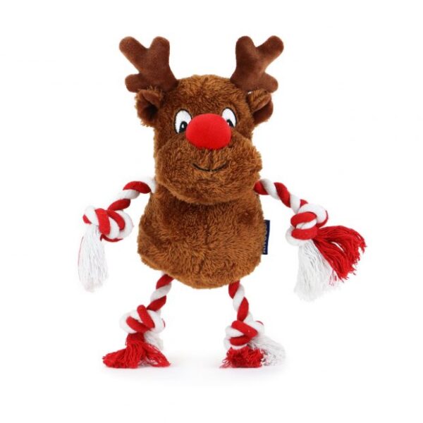 Ancol Ropey Rudolph Christmas Dog Toy