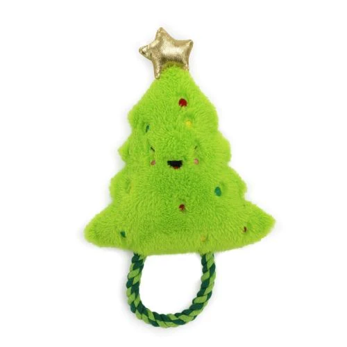 Ancol Christmas Tree Tugger Plush Christmas Dog Toy