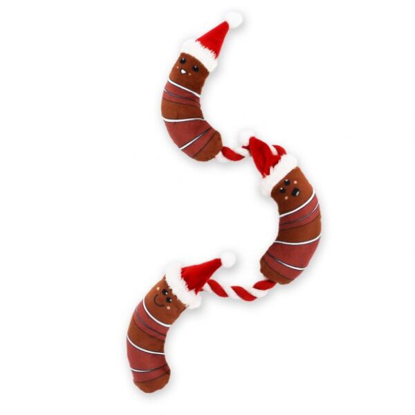Ancol Pigs in Blanket Christmas Dog Toy