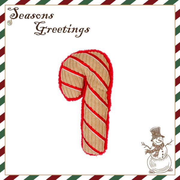 Ancol Candy Cane Christmas Dog Toy at The Lancashire Dog Company