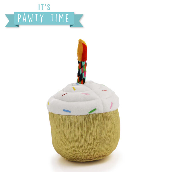 Ancol Pawty Cupcake Birthday Dog Toy