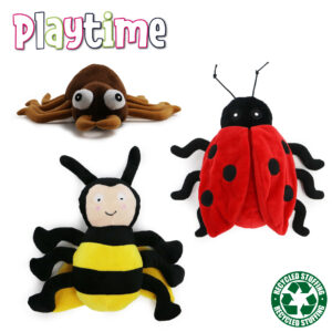 Ancol Little Bugs Plush Squeaky Dog Toy