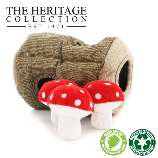 Ancol Mushroom Tree Hide and Seek Interactive Dog Toy