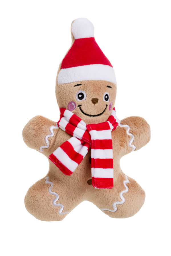 House of Paws Gingerbread Man Cookie Christmas Dog Toy