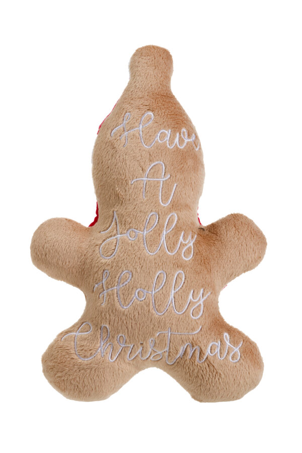 House of Paws Gingerbread Man Cookie Christmas Dog Toy