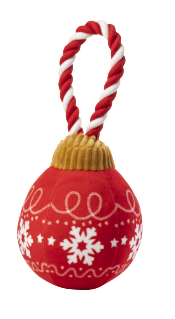 House of Paws Christmas Bauble Rope Dog Toy