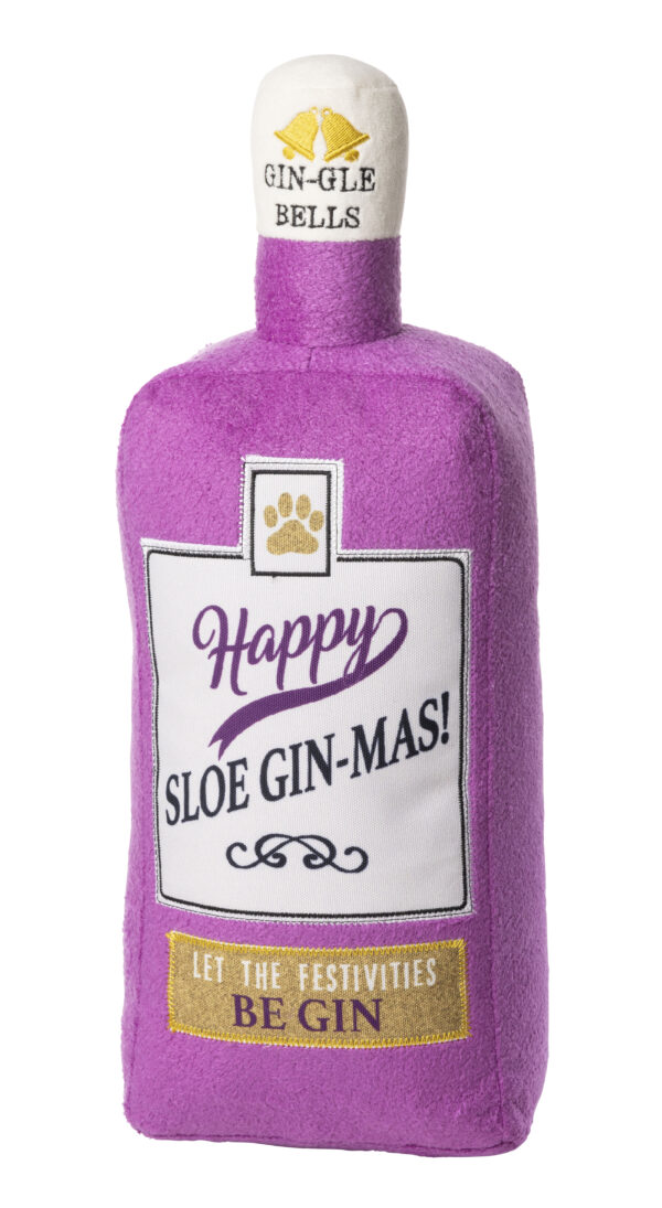 House of Paws Merry Sloe Gin-Mass Jumbo Christmas Dog Toy