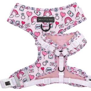 Big & Little Dogs ‘Be Mine’ Valentine's Adjustable Dog Harness