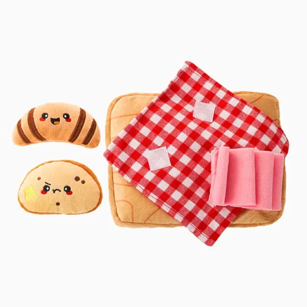 Hugsmart Picnic Time Charcuterie Board Interactive Dog Toy