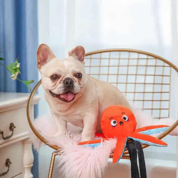 HugSmart Ocean Buddy Octopus Interactive Dog Toy