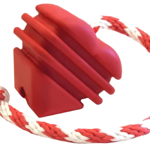 SodaPup Heart on a String Durable Tug Toy