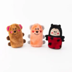 ZippyPaws Valentine's Squeakie Buddies Small Plush Dog Toy