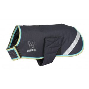 Digby & Fox Dark Grey Waterproof Dog Coat