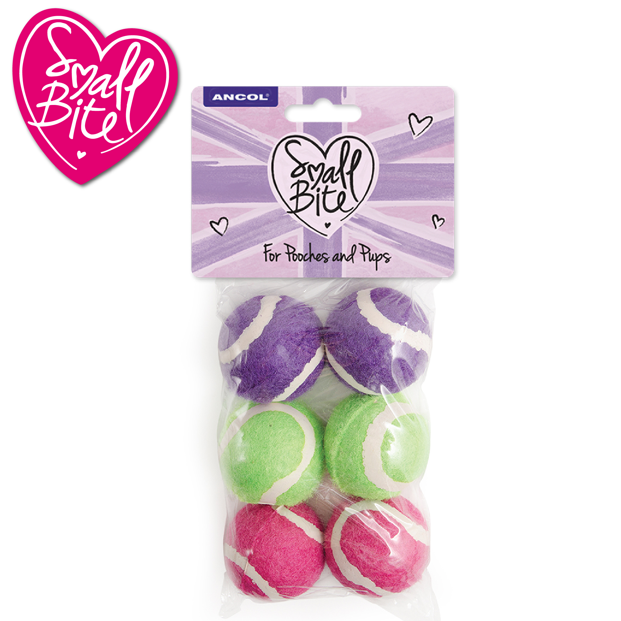 Mini tennis balls for puppies clearance