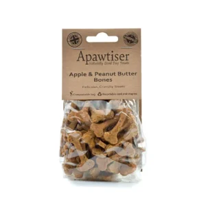 Apawtiser Apple & Peanut Butter Bones 100g