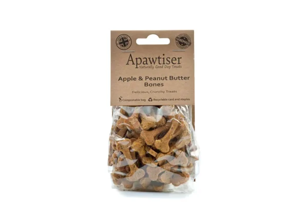 Apawtiser Apple & Peanut Butter Bones 100g