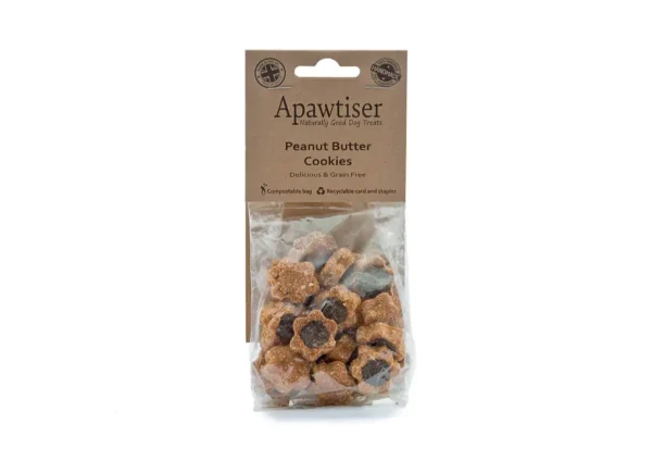 Apawtiser Grain Free Peanut Butter Cookies 100g