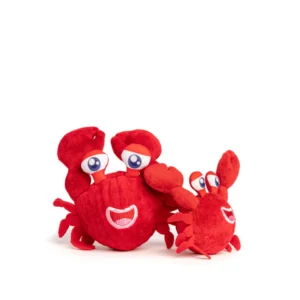Fabdog Crab Squeaky Faball Dog Toy