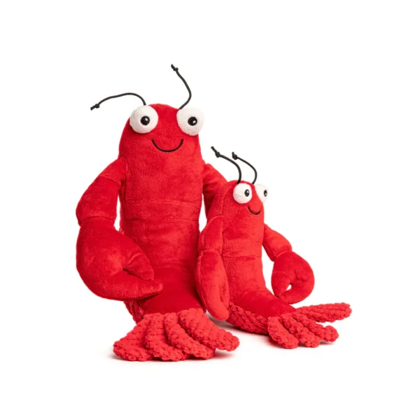 Fabdog Floppy Lobster Squeaky Plush Dog Toy