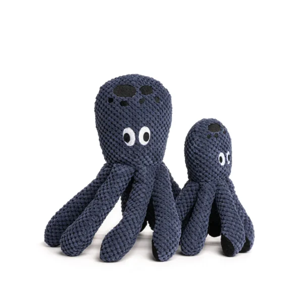 Fabdog Floppy Octopus Squeaky Plush Dog Toy