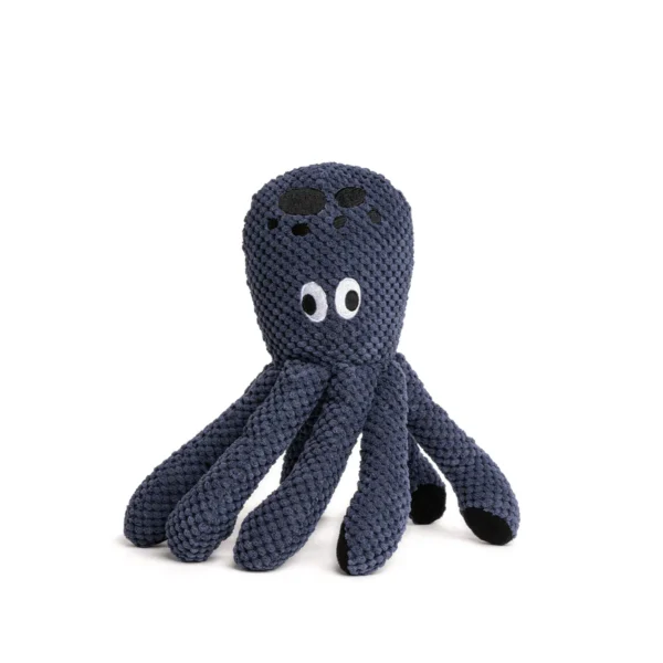 Fabdog Floppy Octopus Squeaky Plush Dog Toy