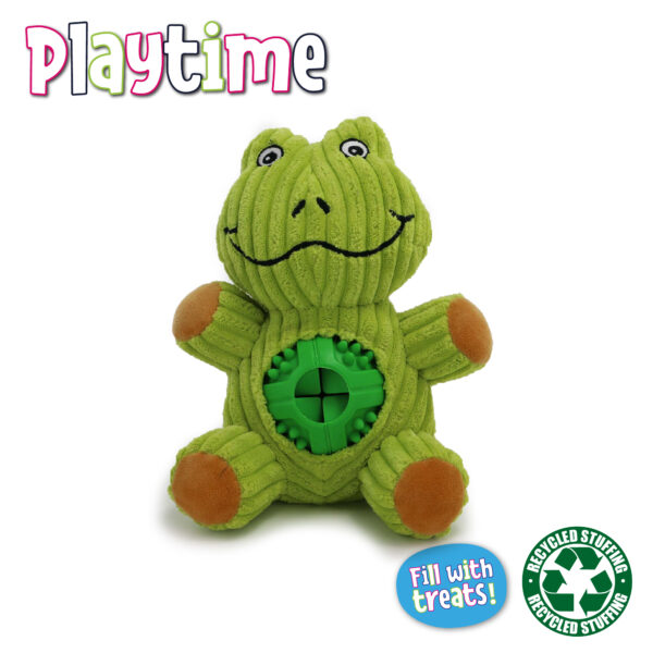 Ancol Frog Treat Ball Belly Interactive Dog Toy