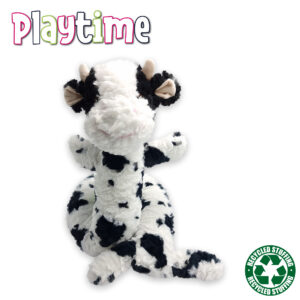 Ancol Super Long Cow Plush Dog Toy