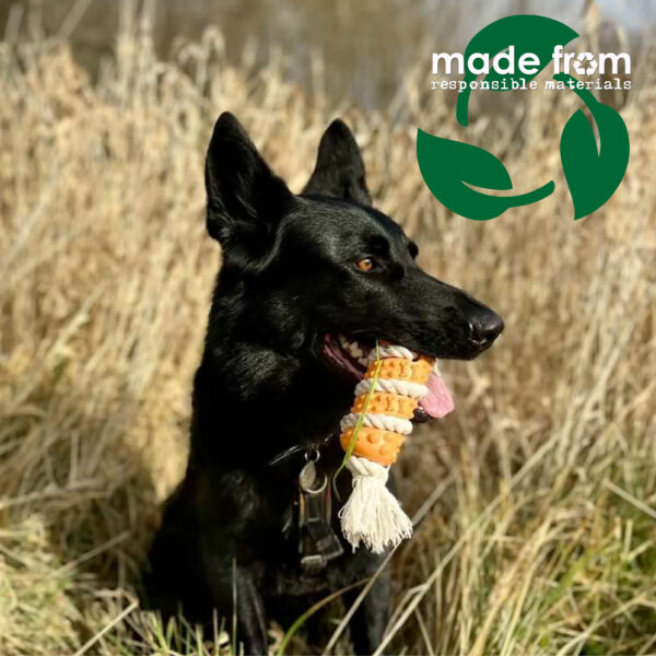 Ancol 'Made From' Rice Tugger Eco Friendly Dog Toy