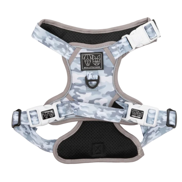 Big & Little Dogs Grey Camo All-Rounder Dog Harness