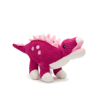 Fabdog Floppy Stegosaurus Plush Dog Toy