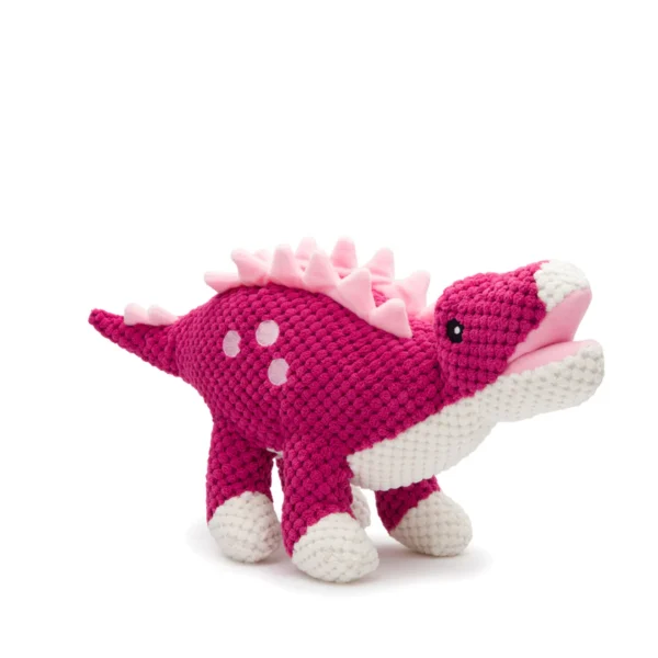 Fabdog Floppy Stegosaurus Plush Dog Toy