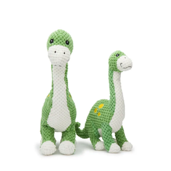 Fabdog Floppy Brontosaurus Plush Dog Toy